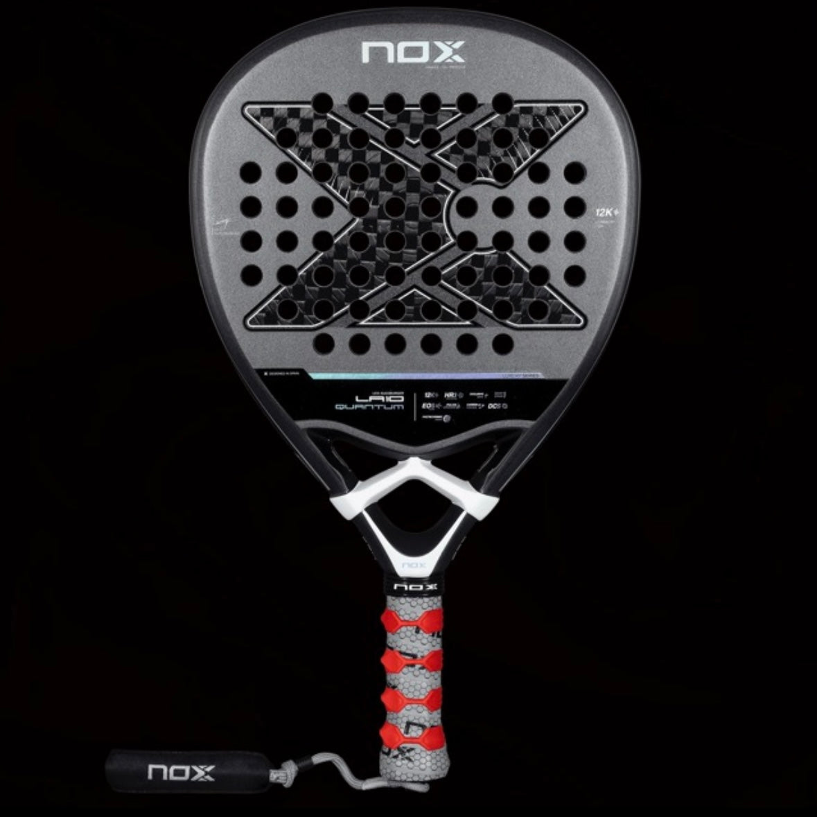 Nox LA10 QUANTUM. LEO AUGSBURGER'S PADEL RACKET