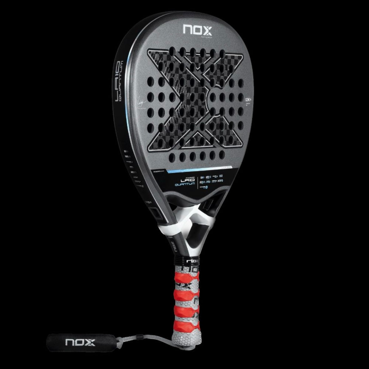 Nox LA10 QUANTUM. LEO AUGSBURGER'S PADEL RACKET