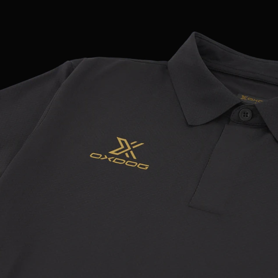 DELTA POLO SHIRT
BLACK/GOLD